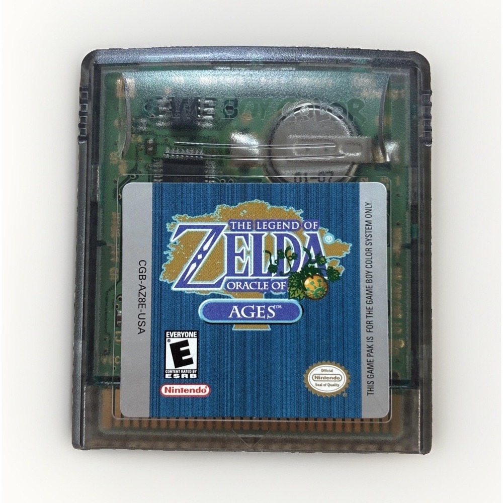 The Legend Of Zelda Oracle Of Ages (GameBoy Color) Authentic Excellent !!! Saves